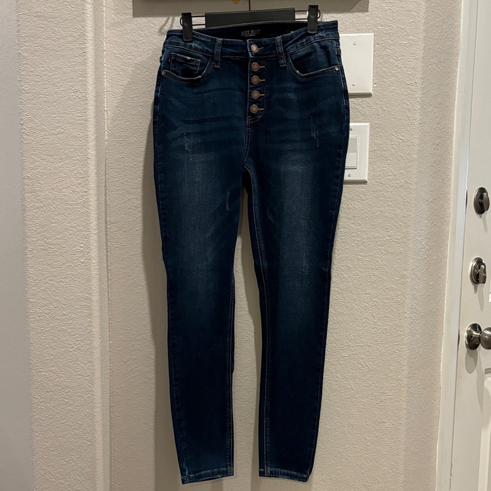 Judy Blue Dark Indigo Skinny Jeans